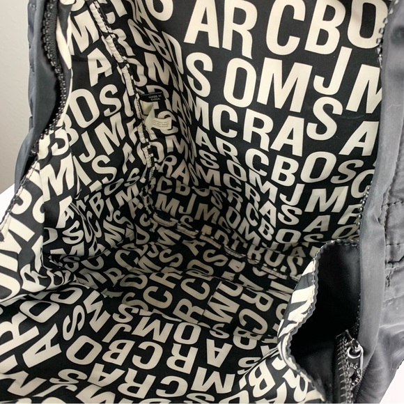 Marc Jacobs Black Quilted Nylon Bow Workwear Standard Supply Backpack - Picture 9 of 13